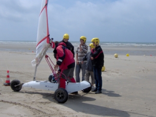 Decouverte du char a voile